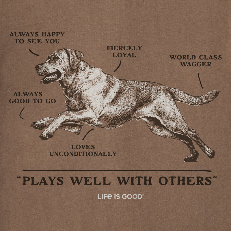 Life is Good Men's Anatomy of a Best Friend Short Sleeve