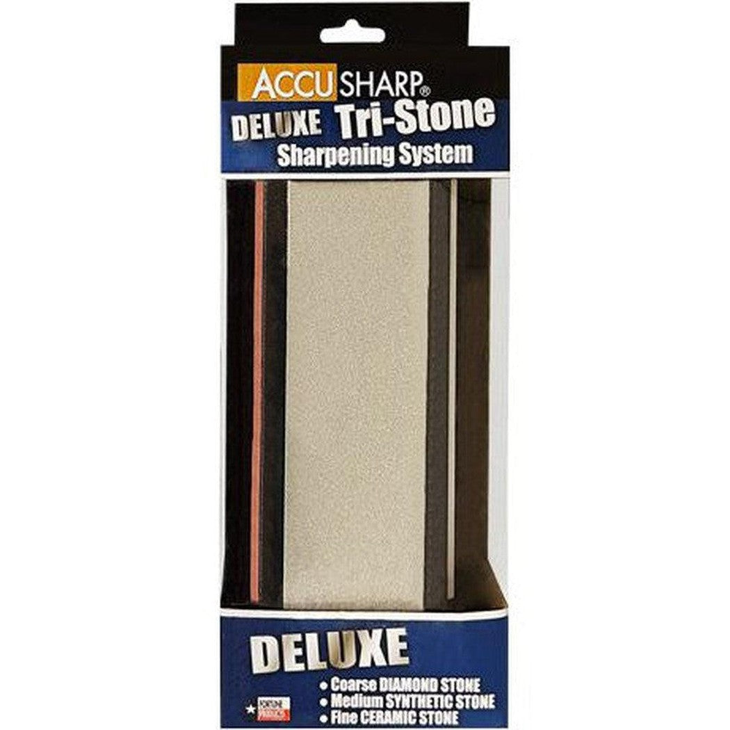 AccuSharp Tri-Stone Sharpening System-Camping - Accessories - Knife & Axe Accessories-Appalachian Outfitters