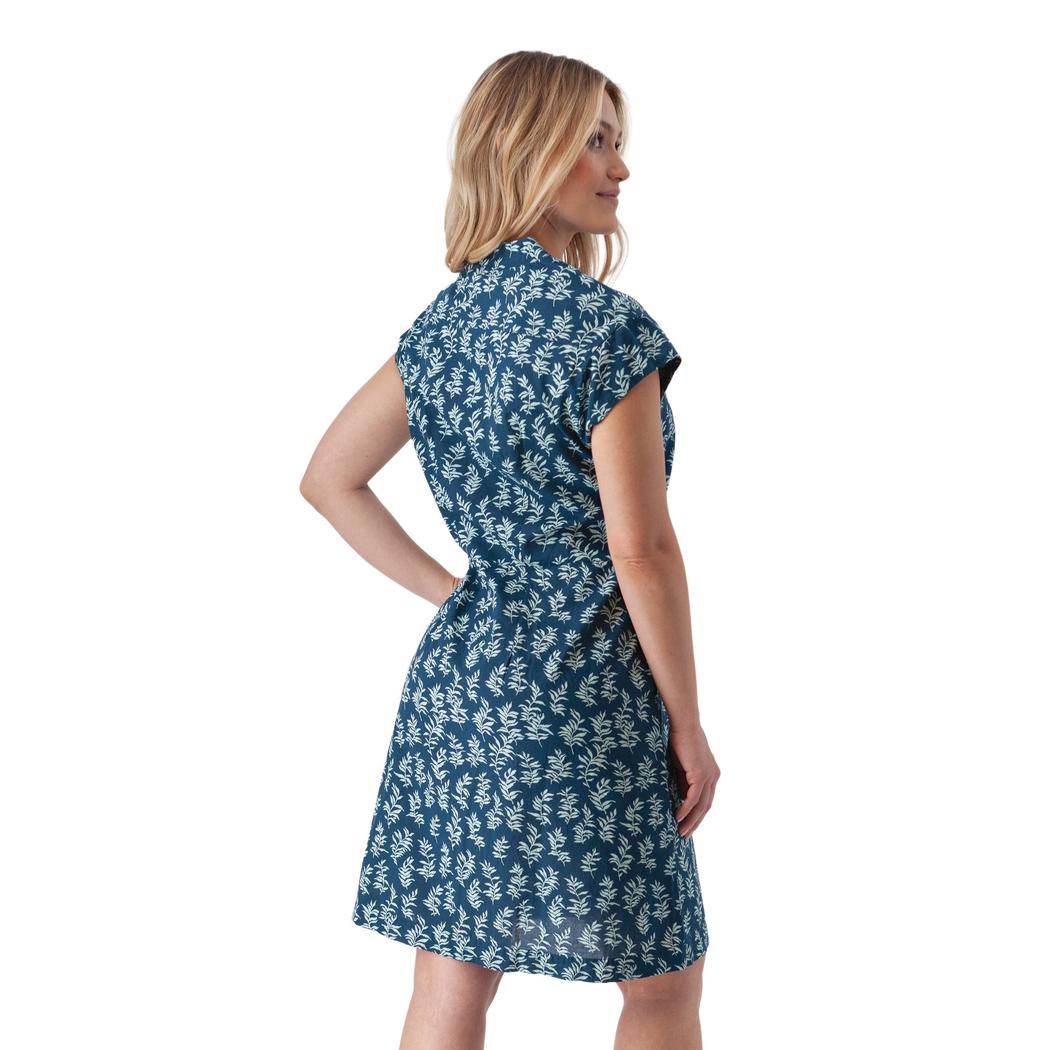 Aventura Women's Abloom Stand Collar Shirtdress-Women's - Clothing - Dresses-Appalachian Outfitters