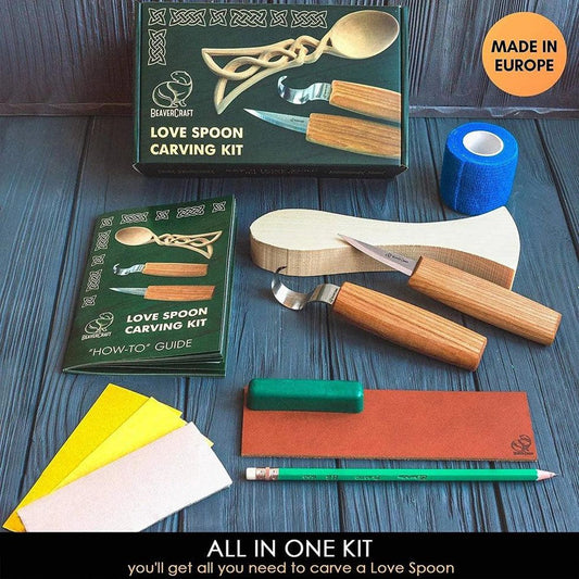 Beavercraft Celt Spoon Carving Kit-Camping - Accessories - Knives-Appalachian Outfitters