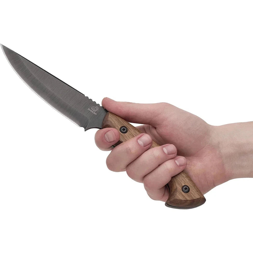 Beavercraft Hunting Knife with Leather Sheath-Camping - Accessories - Knives-Appalachian Outfitters