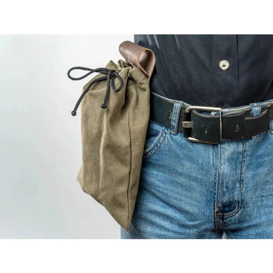 Beavercraft Leather & Canvas Bushcraft Foraging Belt Bag Pouch for Camping-Camping - Accessories-Appalachian Outfitters