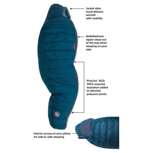 Big Agnes Sidewinder SL 35-Camping - Sleeping Bags - Down-Appalachian Outfitters