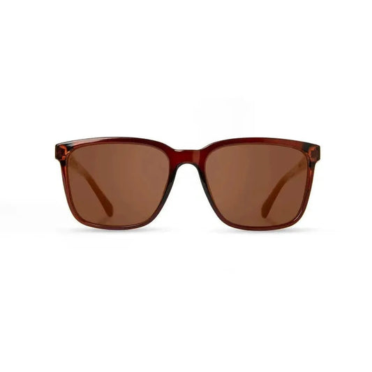The Camp Eyewear Crag - Arches Edition sunglasses are shown from a front-facing angle with brown lenses and a tortoiseshell frame against a plain white background.