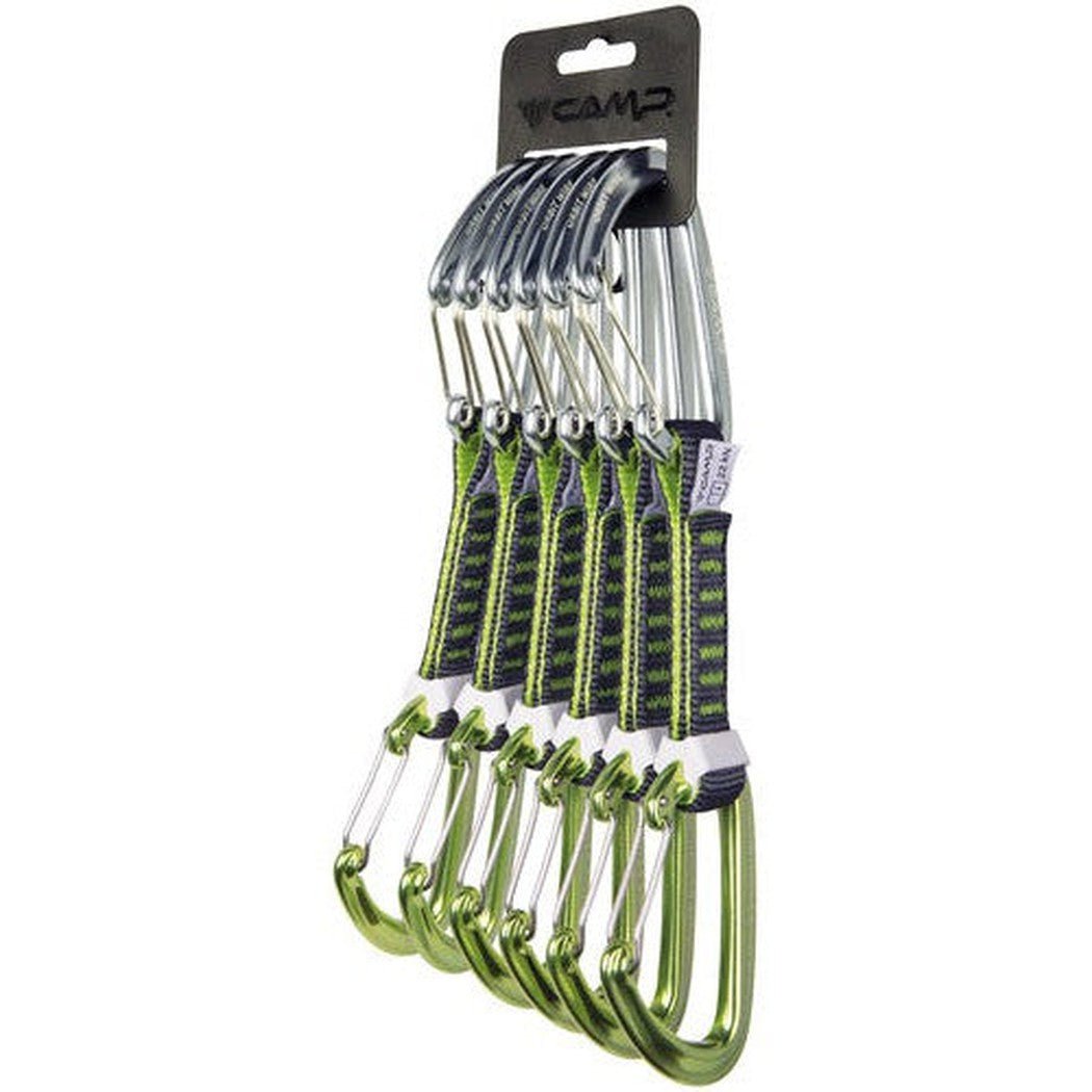 CAMP Orbit Wire Express KS 12 cm - 6 Pack-Climbing - Hardware - Quickdraws-Appalachian Outfitters