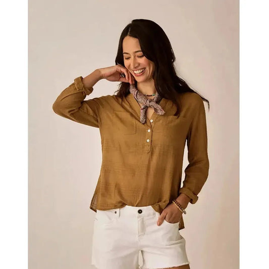Carve Designs Women's Dylan Textured Shirt-Women's - Clothing - Tops-Appalachian Outfitters