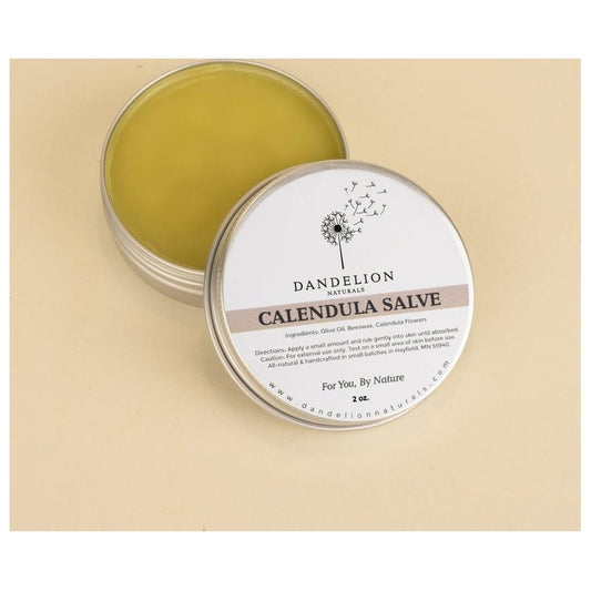 Dandelion Naturals Organic Calendula Salve | Gentle and Healing, All Purpose-Camping - First Aid - Skin Care-Appalachian Outfitters
