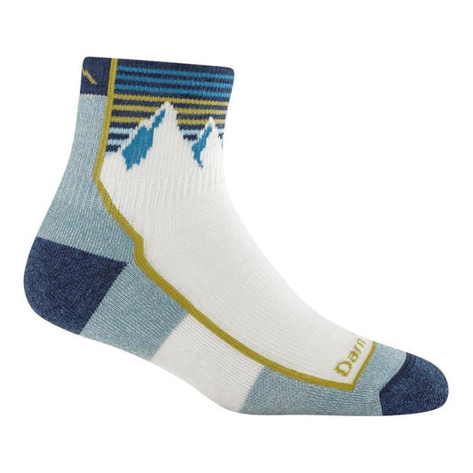 Darn Tough Hiker 1/4 Midweight with Cushion-Accessories - Socks - Unisex-Mountian White-S-Appalachian Outfitters