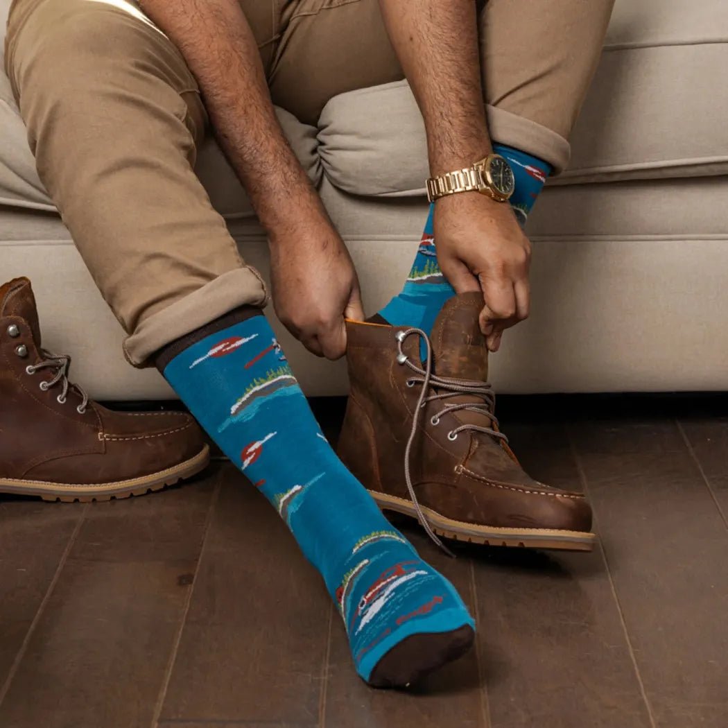 Darn Tough Men's Float Boat Crew Lightweight With Cushion-Accessories - Socks - Men's-Appalachian Outfitters