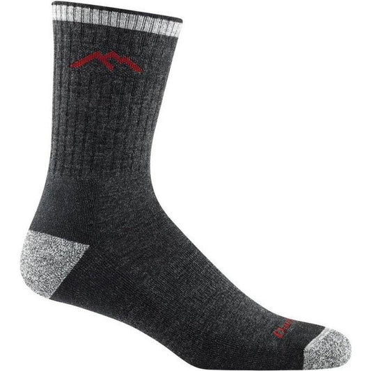 Darn Tough Men's Hiker Micro Crew Midweight with Cushion-Accessories - Socks - Men's-Black-M-Appalachian Outfitters