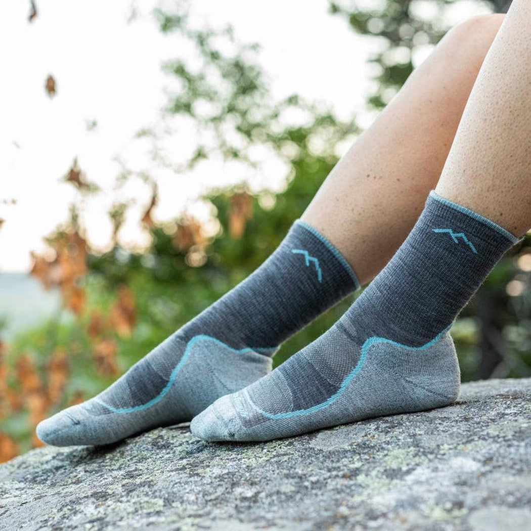 Darn Tough Women's Light Hiker Micro Crew Lightweight with Cushion-Accessories - Socks - Women's-Appalachian Outfitters