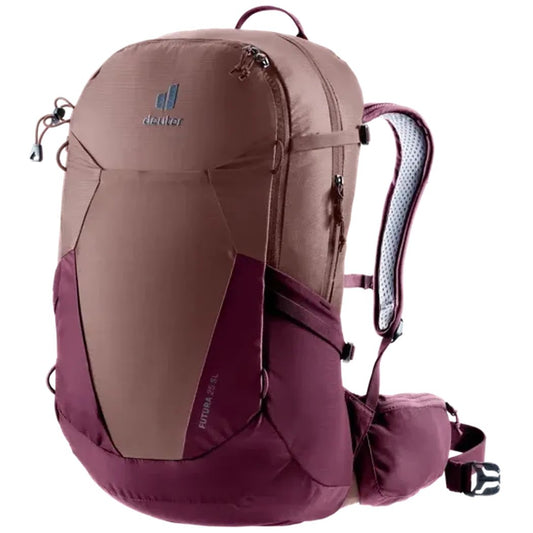 Side view of the Deuter Futura 25 SL backpack in Graphite Shale with a white background.