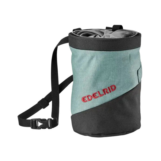 Edelrid Splitter Twist Chalk Bag-Climbing - Climbing Essentials - Chalk Bags-Ocean Grey-Appalachian Outfitters
