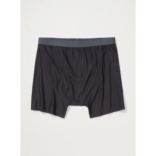 Exofficio Men's Give-N-Go Sport 2.0 Boxer Brief 6"-Men's - Clothing - Underwear-Black/Black-S-Appalachian Outfitters
