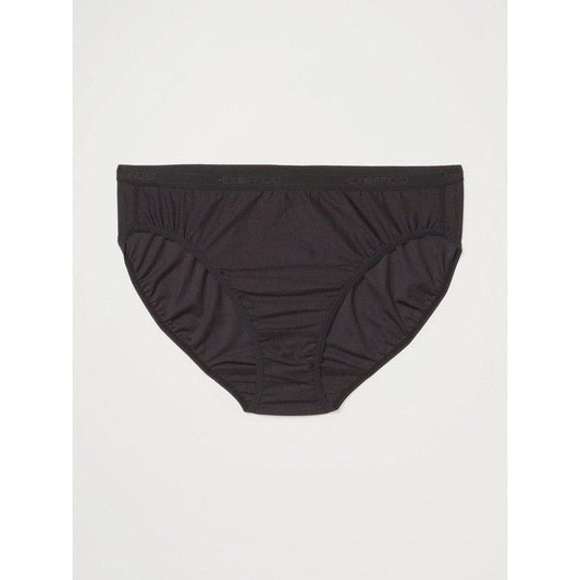 A front view of the Exofficio Women's Give-N-Go 2.0 Bikini Brief in Bellini Mosaic against a plain white background.
