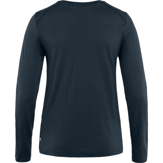 Fjallraven Women's Abisko Wool Long Sleeve-Women's - Clothing - Tops-Appalachian Outfitters