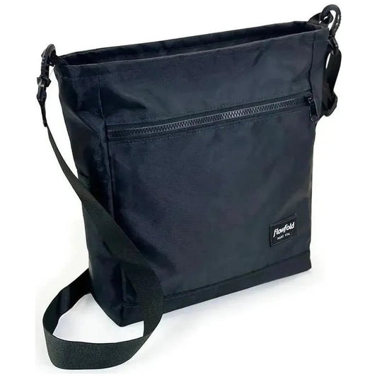 Flowfold Odyssey Crossbody-9L Medium-Accessories - Bags-Recycled Jet Black-Appalachian Outfitters