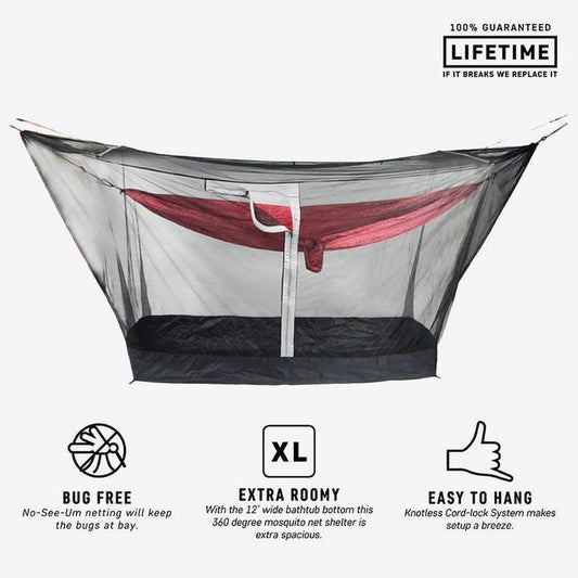 Grand Trunk Mozzy 360 Net Shelter-Camping - Tents & Shelters - Hammock Accessories-Appalachian Outfitters