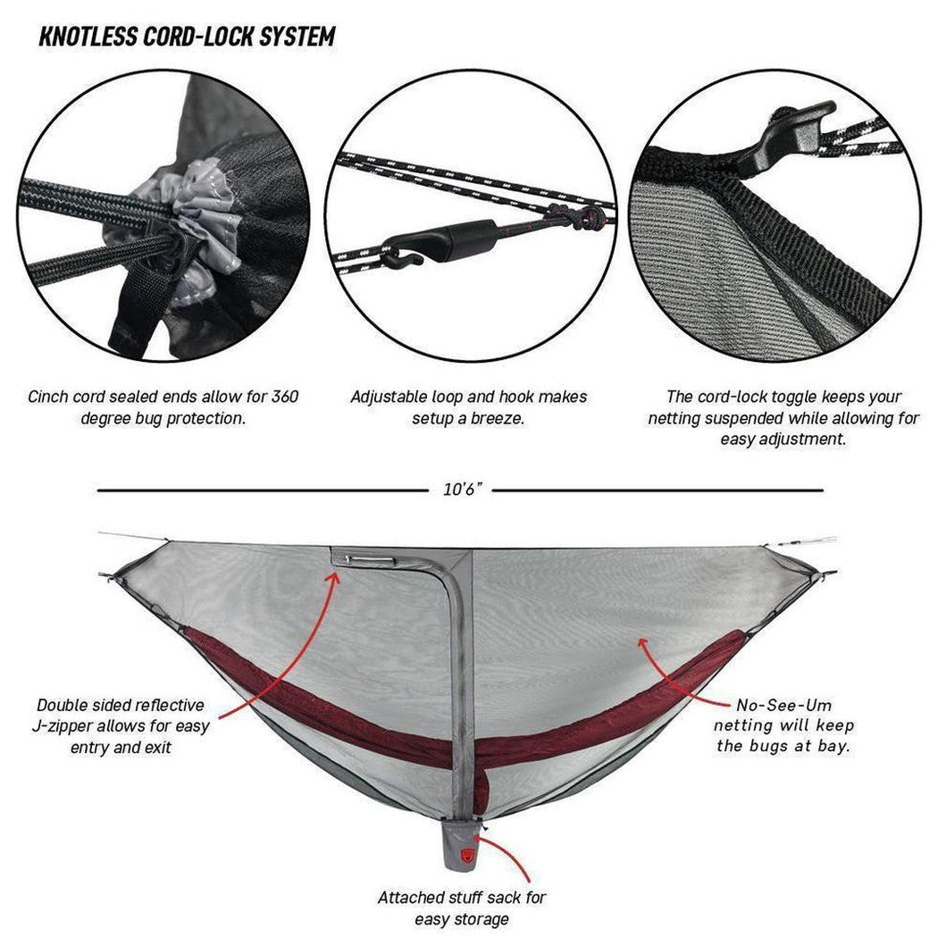Grand Trunk Mozzy Lite Net-Camping - Tents & Shelters - Hammock Accessories-Appalachian Outfitters