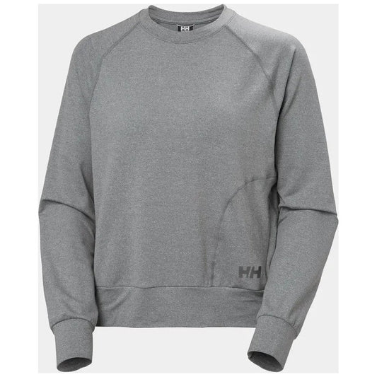 Helly Hansen Women's Tyri Knit Crew Neck-Women's - Clothing - Tops-Ebony Melange-S-Appalachian Outfitters