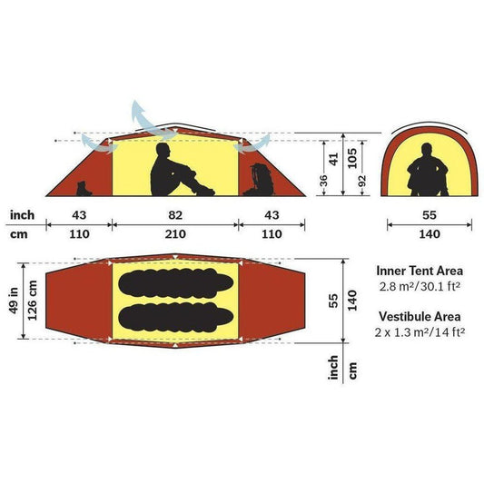 Hilleberg Tarra-Camping - Tents & Shelters - Tents-Appalachian Outfitters