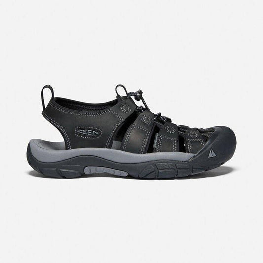 Keen Men's Newport-Men's - Footwear - Sandals-Black/Steel Grey-8-Appalachian Outfitters