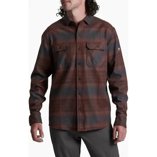 Kuhl Men's Rydr Flannel Long Sleeve-Men's - Clothing - Tops-Red Onyx-M-Appalachian Outfitters