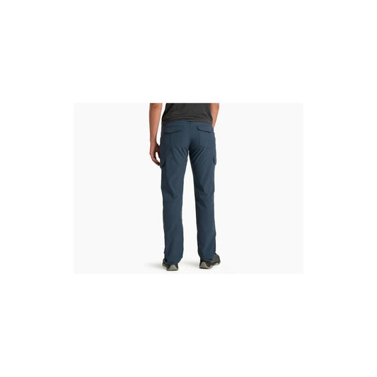 Back view of the Kuhl Women's Freeflex Roll-Up Pant in Night Sky 30, showing the back pockets and straight fit against a plain white background.