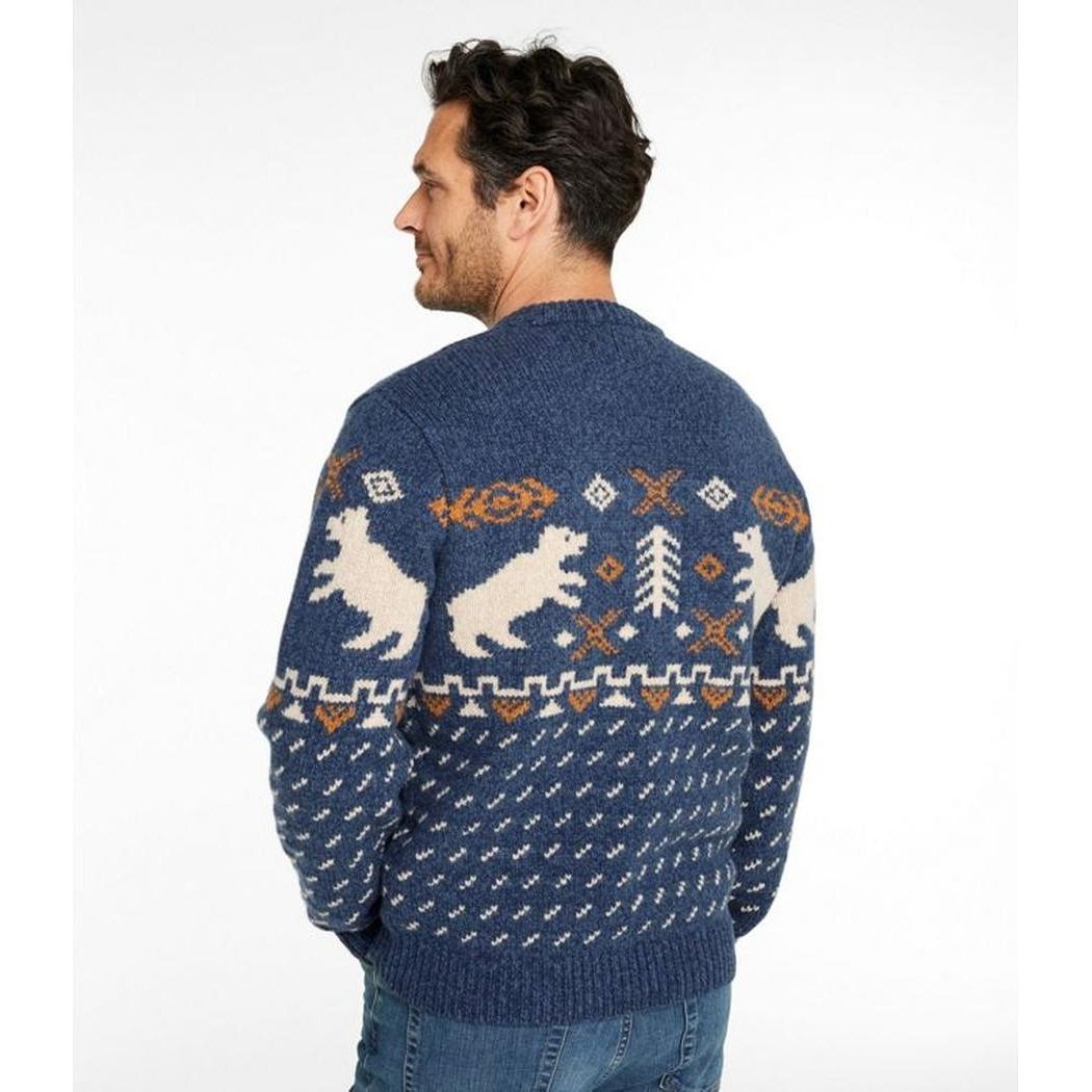 L.L.Bean Men's Bean's Classic Ragg Wool Crewneck Sweater-Men's - Clothing - Tops-Appalachian Outfitters