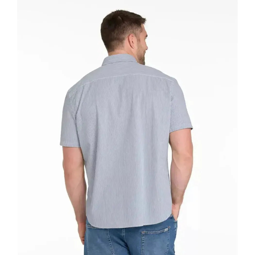 L.L.Bean Men's Comfort Stretch Performance Seersucker Shirt-Men's - Clothing - Tops-Appalachian Outfitters
