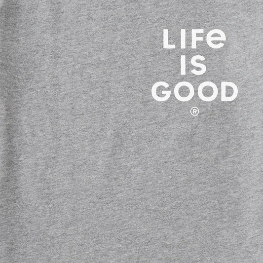Life is Good Men's Crescent Mountain Short Sleeve Crusher Tee-Men's - Clothing - Tops-Appalachian Outfitters