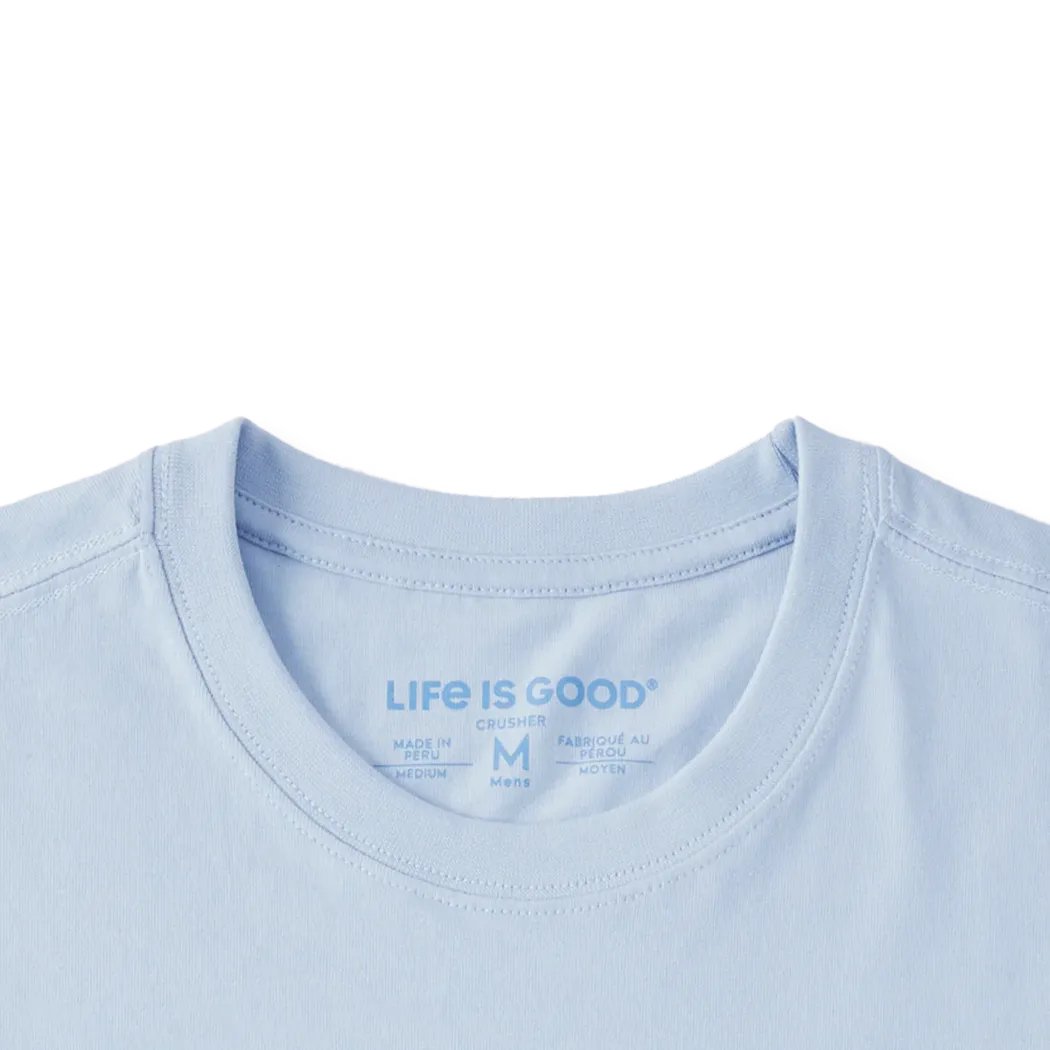Life is Good Men's Sand Bar Short Sleeve Crusher Tee-Men's - Clothing - Tops-Appalachian Outfitters