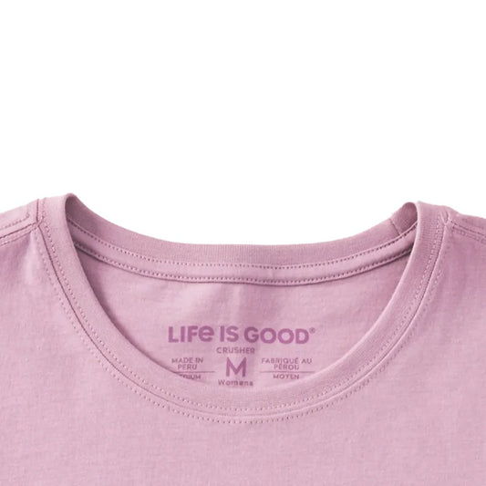 Life is Good Women's Array of Flowers Short Sleeve Crusher Tee-Women's - Clothing - Tops-Appalachian Outfitters