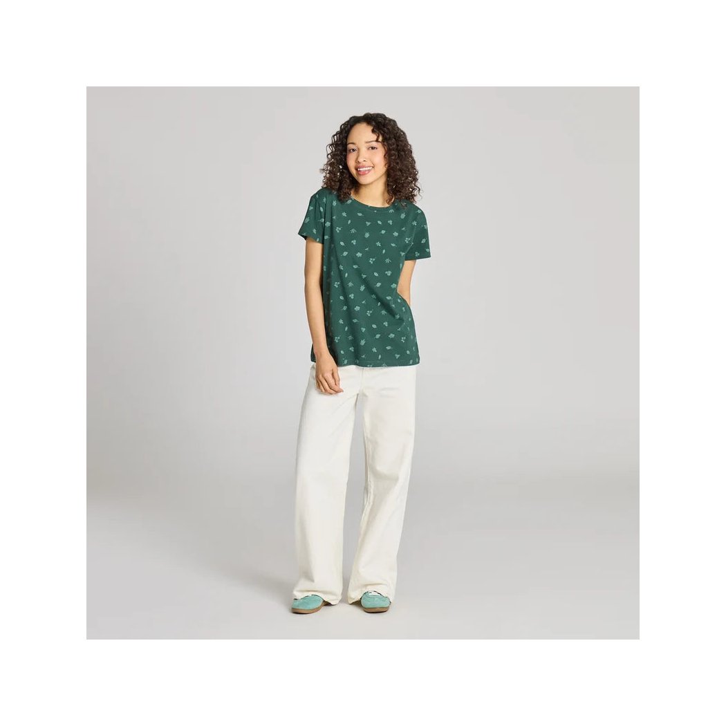 Life is Good Women's Falling Leaves Pattern Crusher