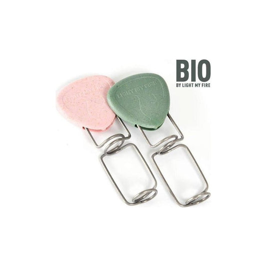 Light My Fire GrandPa's FireFork BIO 2-pack-Camping - Cooking - Cooking Accessories-sandygreen/dustypink-Appalachian Outfitters