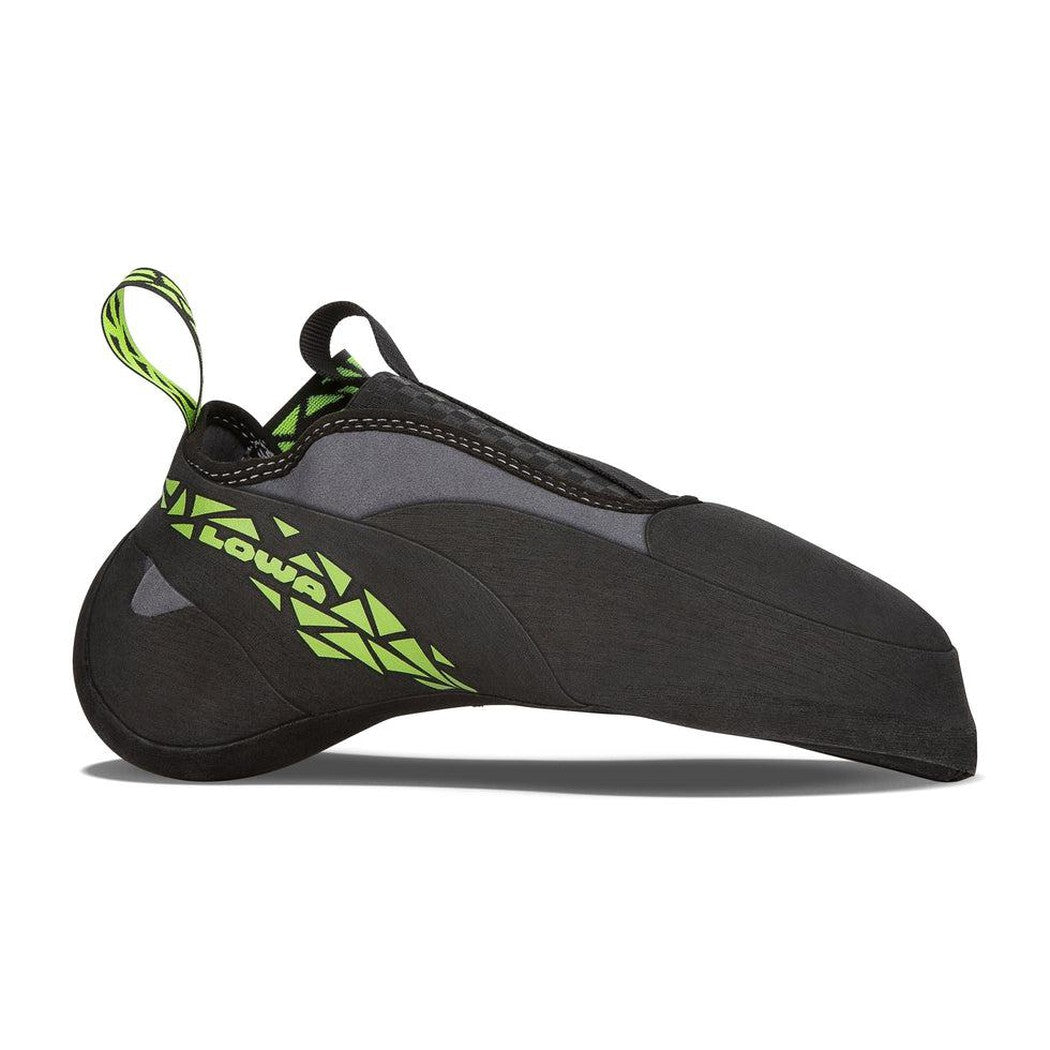 Lowa Rocket Slip On-Climbing - Climbing Shoes - Men's-Anthracite/Lime-5-Appalachian Outfitters
