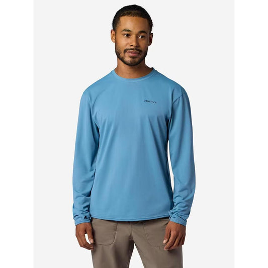 Marmot Men's AirExchange UPF 50 Crew Long Sleeve-Men's - Clothing - Tops-Appalachian Outfitters