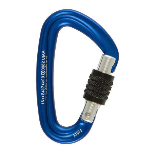 Metolius Bravo Locker Biner-Climbing - Hardware - Carabiners-Blue-Appalachian Outfitters