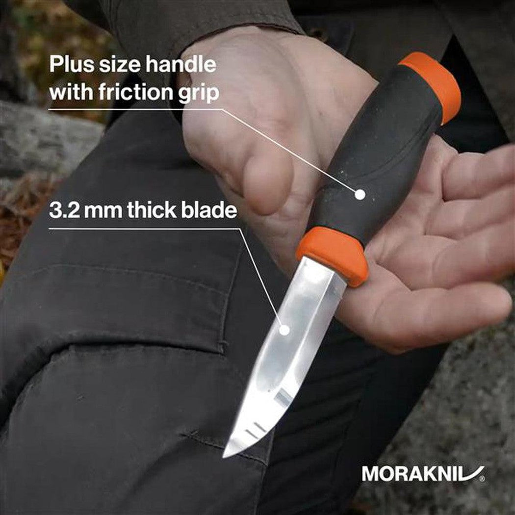 Morakniv Companion HD - Carbon-Camping - Accessories - Knives-Appalachian Outfitters