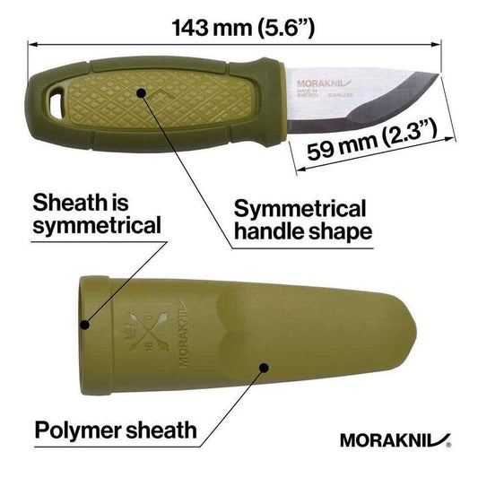 Morakniv Eldris Knife Kit - Green-Camping - Accessories - Knives-Appalachian Outfitters