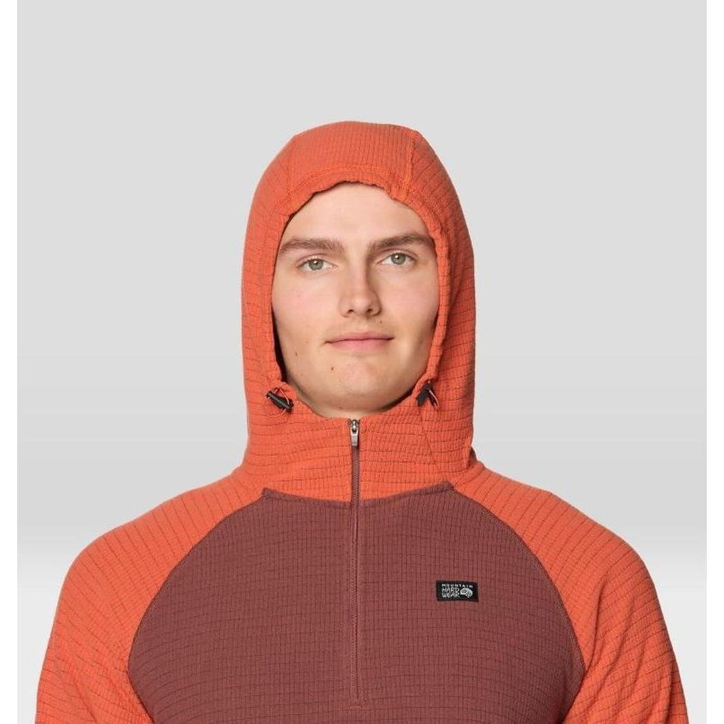 Mountain Hardwear Men's Summit Grid Hoody-Men's - Clothing - Tops-Appalachian Outfitters