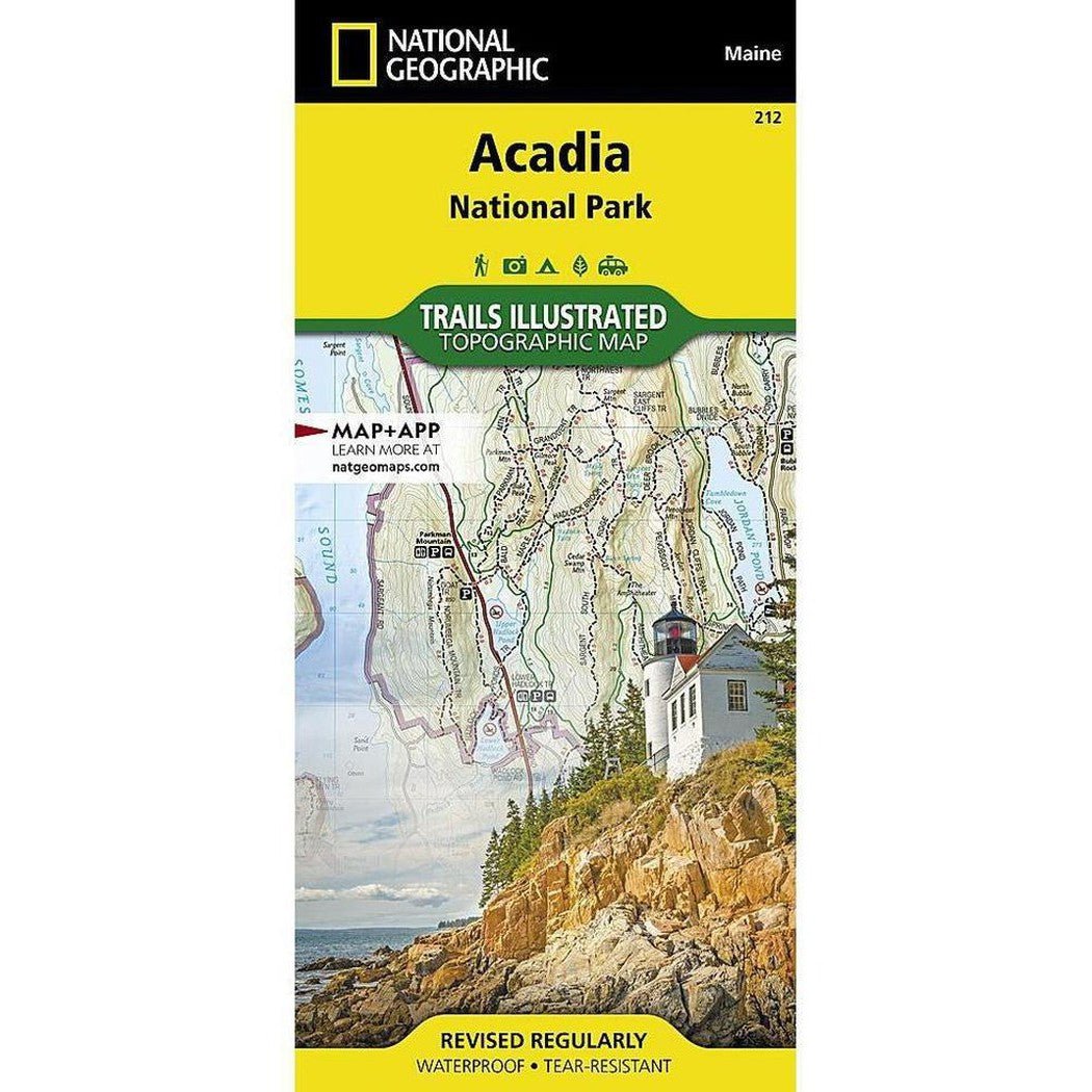 National Geographic Trails Illustrated Acadia National Park Map-Books - Maps-Appalachian Outfitters