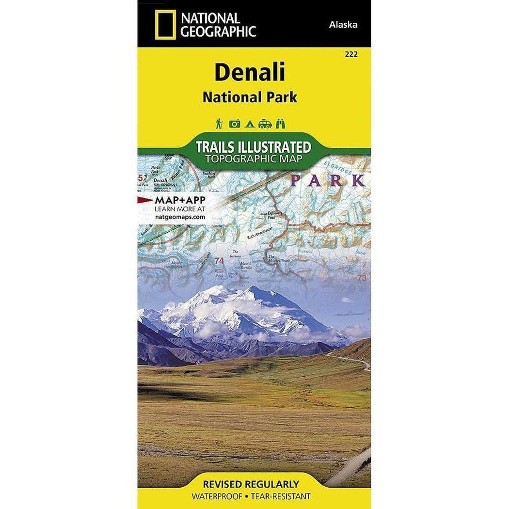 National Geographic Trails Illustrated Denali National Park and Preserve Map-Books - Maps-Appalachian Outfitters