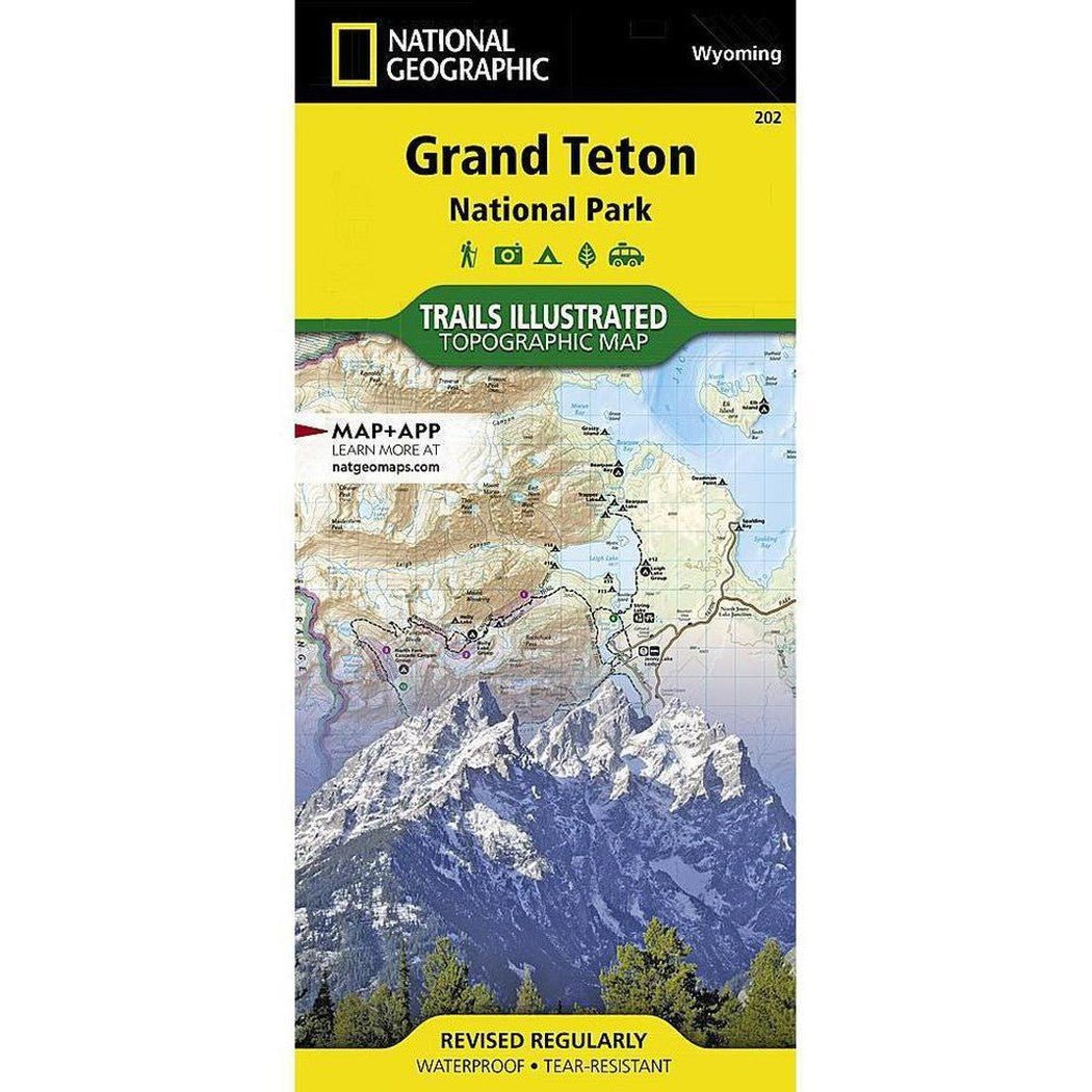 National Geographic Trails Illustrated Grand Teton National Park Map-Books - Maps-Appalachian Outfitters