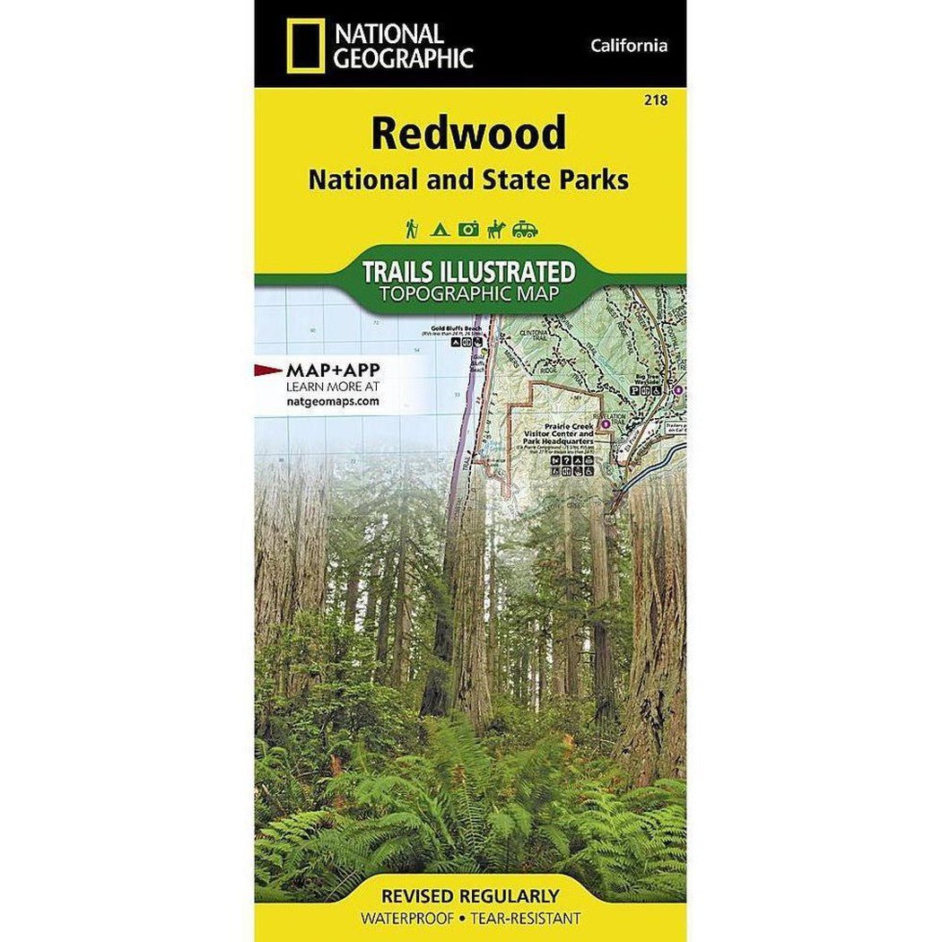 National Geographic Trails Illustrated Redwood National and State Parks Map-Books - Maps-Appalachian Outfitters