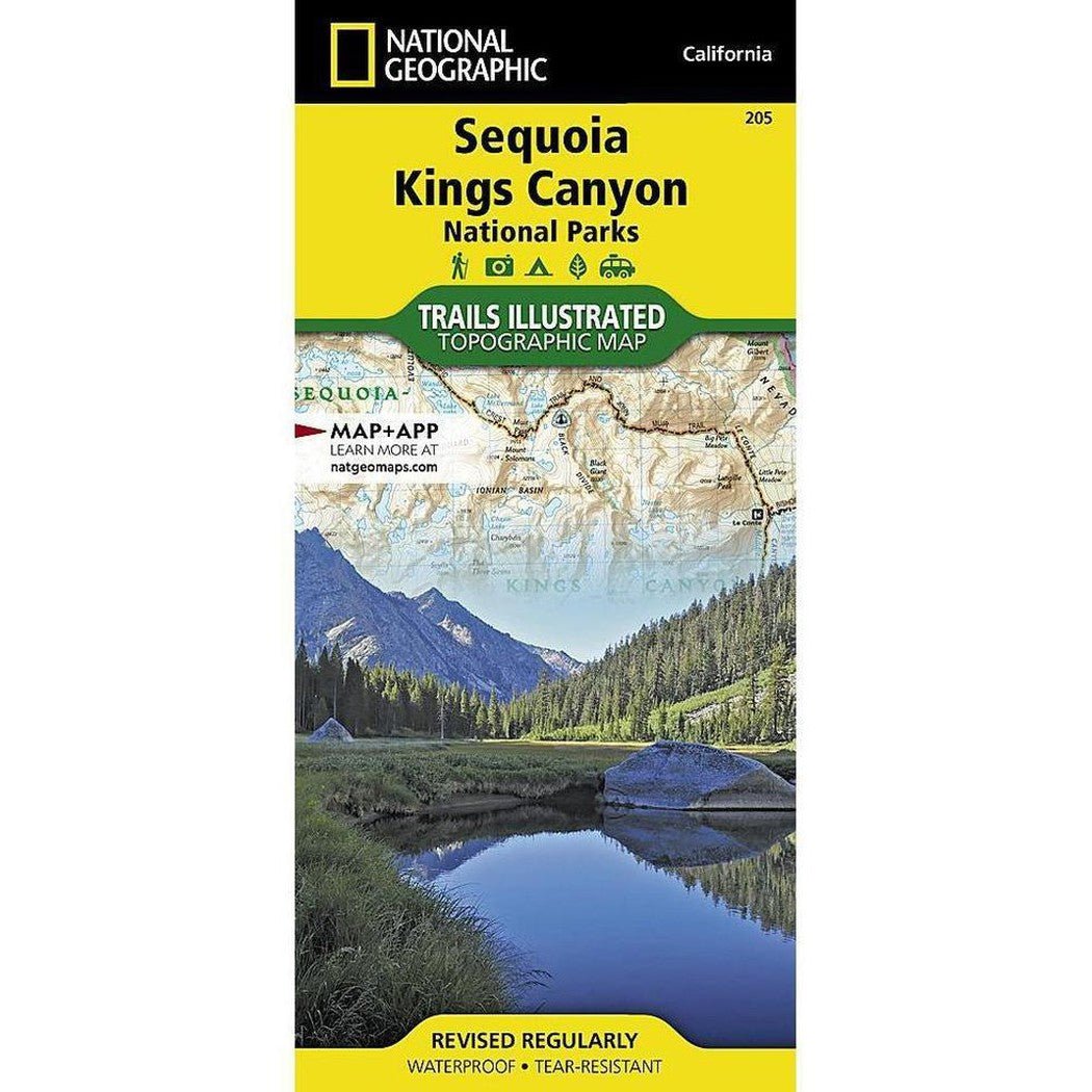 National Geographic Trails Illustrated Sequoia and Kings Canyon National Parks Map-Books - Maps-Appalachian Outfitters