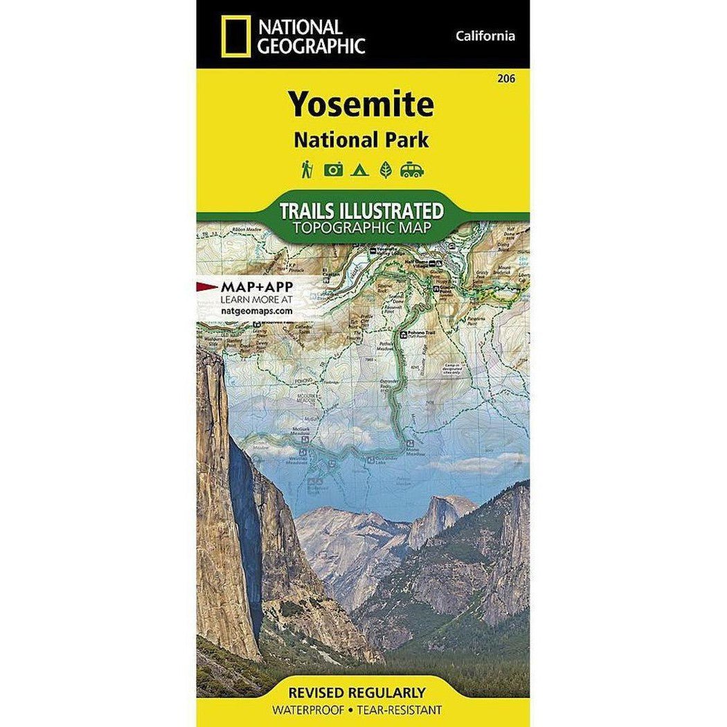 National Geographic Trails Illustrated Yosemite National Park Map-Books - Maps-Appalachian Outfitters