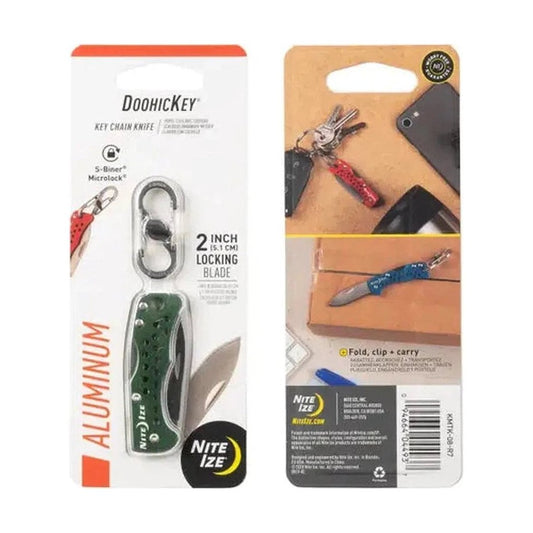 Nite Ize DoohicKey Chain Knife-Camping - Accessories-Olive-Appalachian Outfitters