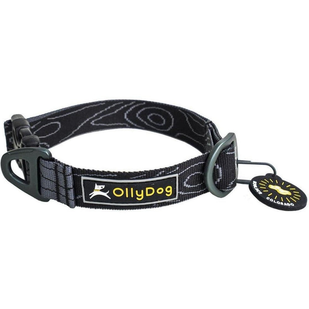 Olly Dog Flagstaff Collar-Pets - Collars-Raven Bark-S-Appalachian Outfitters