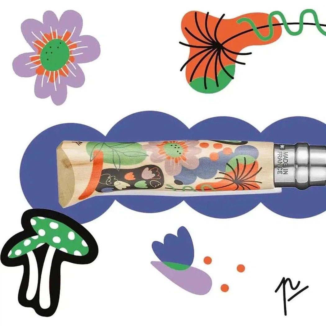 Opinel N.08 Artist Limited Nature Edition - Perinne Honoré-Camping - Accessories - Knives-Appalachian Outfitters